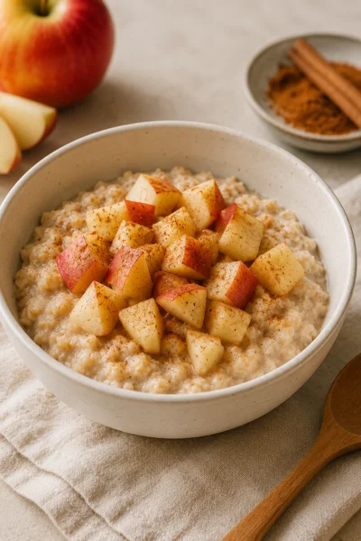 avena con manzana